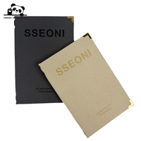 Couverture de menu en cuir personnalisée pour restaurant, hôtel, porte-menu de qualité supérieure, vente en gros