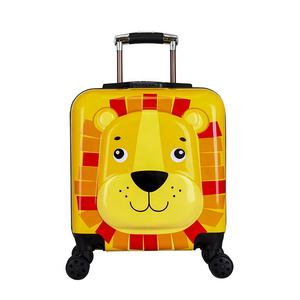 Maleta de viaje de dibujos animados con impresión personalizada, ruedas giratorias, equipaje duro para niños, carrito de hierro y aluminio ABS, equipaje pequeño de mano - Product Image 4