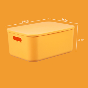Contenitori di immagazzinaggio di plastica quadrati del giocattolo della scatola di immagazzinaggio multifunzionale della famiglia per le cose - Product Image 2