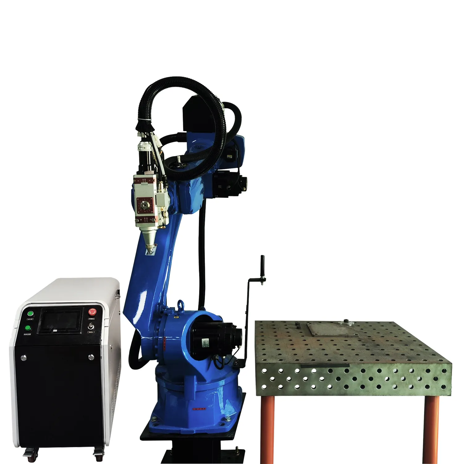 Machine automatique de soudure laser de 6 axes de robot pour le soudage de laser en métal
