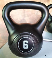 Ensemble de poids Kettlebell en vinyle avec plateau pour l'entraînement croisé, entraînement MMA, exercice à domicile, entraînement de Fitness