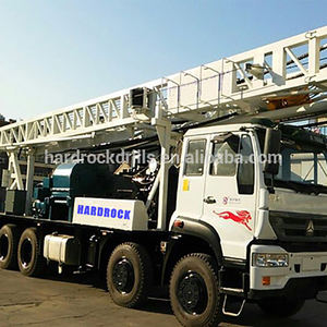 Plataforma de perforación compacta de agua de buena calidad de 600 <span class=keywords><strong>m</strong></span> de profundidad Plataforma de perforación de pozo montada en camión utilizada para orificio de voladura - Product Image 2