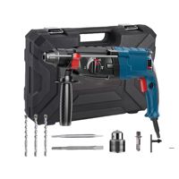 Marteau perforateur rotatif industriel haute puissance 26 mm pour travaux légers, brise-béton électrique, marteau de démolition 3 en 1, ensemble de perceuse à percussion SDS