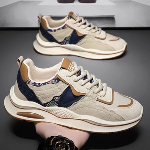 Zapatos Deportivos de Estilo <span class=keywords><strong>Retro</strong></span> Británico con Suela Gruesa, Transpirables, Impermeables, Antideslizantes, de Cuero, Casuales, para Trabajo, con Plantilla de PU - Product Image 3