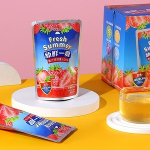 Service OEM ODM Usine de jus frais Boisson vitaminée Jus de fraise Jus de fruits en sachet - Product Image 2