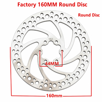 Rotor de frein à disque VTT 160mm 180mm 203mm en acier inoxydable, 6 boulons, disque fixe pour vélo de montagne et de route, frein hydraulique