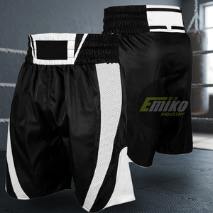 Shorts de boxe personnalisés avec ceinture sur mesure pour hommes, pour l'entraînement et les combats professionnels. - Product Image 4
