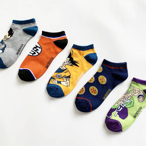 <span class=keywords><strong>Calcetines</strong></span> cortos de dibujos animados para hombre, Medias divertidas de <span class=keywords><strong>Dragon</strong></span> calcetina, Goku, bola, personalidad, novedad de 2022 - Product Image 2