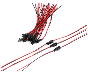JST SM 2-контактный штекер штырьковый соединитель для проводов 22AWG для светодиодной полосы светодиодный драйвер лампы - Product Image 6