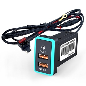 Ugreen — <span class=keywords><strong>chargeur</strong></span> de <span class=keywords><strong>voiture</strong></span> Double USB QC3.0, avec <span class=keywords><strong>adaptateur</strong></span>, <span class=keywords><strong>prise</strong></span> et câble de jeu, pour téléphone portable, PDA DVR, pour Honda - Product Image 1