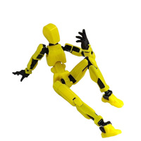 Mainan Promosi T13 Set Figur Aksi 3D Figur Aksi Dummy Rakitan Selesai Mainan Robot Multi-Sendi yang Dapat Digerakkan Cetak 3D