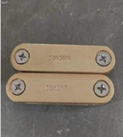 BOKAI Pince de mise à la terre durable en acier cuivré pour câble en aluminium et laiton, Modèle X