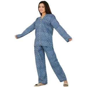 Cotton Pajama Set Long Sleeve Button <b>Down</b> Shirt with Matching <b>Pants</b> Soft Comfortable Breathable Summer Nightwear Loungewear - Product Image 1