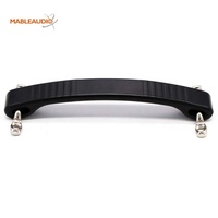 Mable Audio MAHD0002B Poignée d'amplificateur en forme d'os de chien noire de remplacement moulée avec vis