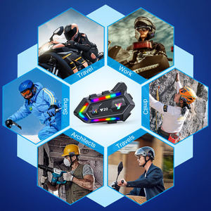 Audífonos Inalámbricos para Casco de Motocicleta Y20, Conexión Rápida, Manos Libres, <span class=keywords><strong>con</strong></span> Luces RGB, Venta al Por Mayor del Fabricante - Product Image 6