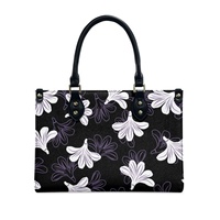 Tendance Produit Personnalisation Hawaïen Pua Naupaka Imprimer Haute Qualité Luxe Mode Dames Pu Sac À Main Impression sur Demande