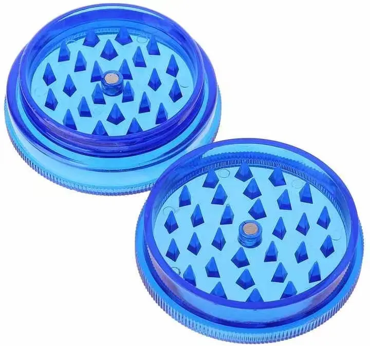 71 Holiday Hỗn Hợp Màu Sắc Hiển Thị Hộp 60mm-3Parts Nhựa Herb Grinder Giá Bán Buôn Cho Người Hút Thuốc Nóng Bán