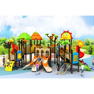 Comercial Plastic Playground Slide Cover Tube Slide Outdoor Rubber Mat Playground Para Crianças