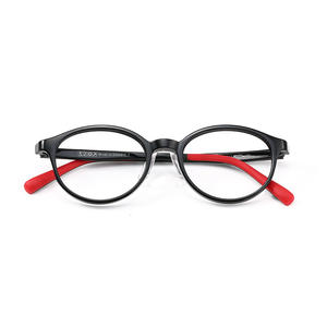 กรอบแว่นตาเด็กทรงกลม TR90 แบบเต็มกรอบกันลื่นสำหรับเด็กกลุ่มอายุ 011 ผลิตในเจียงซู - Product Image 1