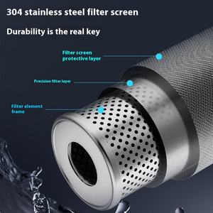 Grande flusso 304 acciaio inox Pre-filtro per tutta la casa manuale depuratore di acqua di rubinetto per il centro domestico depuratori d'acqua - Product Image 3