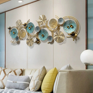 Décoration <span class=keywords><strong>murale</strong></span> verticale moderne de 127 x 47 cm, design élégant, vente en gros, décoration <span class=keywords><strong>murale</strong></span> <span class=keywords><strong>horizontale</strong></span> en métal - Product Image 6
