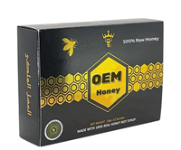 Coffrets cadeaux de miel aux herbes VIP les plus vendus - Miel naturel en vrac dans un emballage PE, comprenant 12 sachets