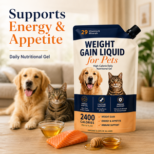 Gel Energético Líquido de Alta Calidad Calórica para Perros y Gatos, 16oz, Rico en Nutrientes, Complemento Alimenticio con Aceite de Salmón y Proteína de Suero - Product Image 1