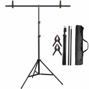 Nhiếp ảnh thiết bị ảnh studio nền Bộ dụng cụ Backdrop vải Muslin tripod màu xanh lá cây, vải màu đen CE OEM monopod cho điện thoại 2x3m - Product Image 4
