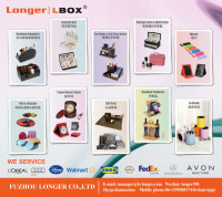 Porte-stylos et crayons en cuir PU LG-B015B avec horloge, organiseur de bureau, boîte de rangement pour accessoires de bureau, noir