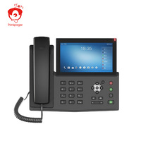 Téléphone IP Android Fanvil X7A PoE SIP Interphone vidéo Écran tactile haute résolution Téléphone de bureau VoIP pour le bureau