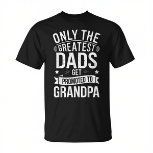 Solo los mejores papás se promocionan a abuelo, camiseta para hombre - Product Image 2