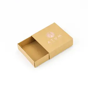 Kraft Package Custom Free Design Paper Drawer Box For Bar Soap Handmade Multi-colors Printed Small Bath Bomb Packaging Box