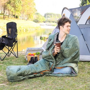 2023 Offre Spéciale Camping en plein air <span class=keywords><strong>sac</strong></span> <span class=keywords><strong>de</strong></span> <span class=keywords><strong>couchage</strong></span> léger voyage <span class=keywords><strong>sac</strong></span> à dos lit pliant pour randonnée Camping équipement - Product Image 2
