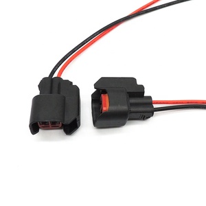 2 Pin Konektor Injektor Bahan Bakar Tahan Air Kabel Listrik untuk Ford Explorer Fx4 Triton Cherokee F150 - Product Image 3