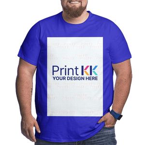 เสื้อยืดสตรีทแวร์สำหรับผู้ชายขนาดพลัสไซส์ออกแบบลายพื้นผ้าฝ้าย100% พิมพ์ลายตัดกัน - Product Image 6