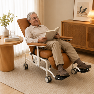 Silla Reclinable Médica para Rehabilitación, Uso en Residencias de Ancianos, Hospitales, Silla de Diálisis, con Reposabrazos Ajustables - Product Image 6