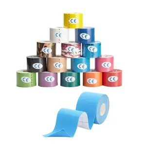 Cinta muscular Kinesiología <span class=keywords><strong>Kinesiotape</strong></span> elástico sintético <span class=keywords><strong>para</strong></span> <span class=keywords><strong>rodilla</strong></span> Férulas de Espinilla Hombro y músculo - Product Image 2