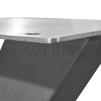 Pieds de table araignée en acier inoxydable antirouille WEKIS pour salle à manger d'hôtel moderne de luxe, fabrication OEM ODM directe d'usine