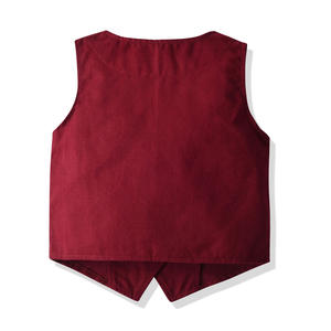 Gentleman Kids <b>Clothes</b> Wedding Party Boys Sets 4Pcs/set Shirt+Vest+Pants Roupas Outfits 20C651 - Product Image 3