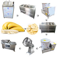 Ligne de production industrielle semi-automatique de frites surgelées Machine de fabrication de frites de pomme de terre de manioc et de banane