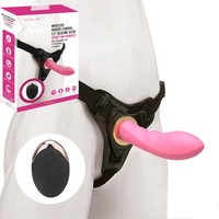 Gode vibrant en silicone souple télécommandé sans fil Produit sexuel pour adultes Godes réalistes Matériau ABS pour jouets lesbiens