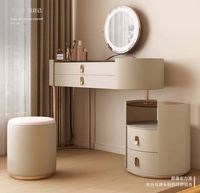 Table de maquillage simple de style européen, sur mesure, pour hôtel et villa, design intérieur complet