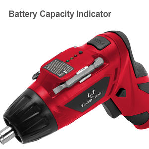 איכות גבוהה 3.6v 4v סוללה ליתיום מופעל ידית מסתובב 1/4 "סט מברג חשמלי מיני אלחוטי - Product Image 3