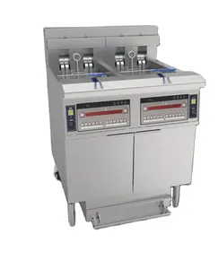 CE Elektrische Fritteuse Maschine guter Preis Fritteuse für Schnellimbiss hochwertige Edelstahl-Hühnchenfritteusen eingebaute Ölfiltration