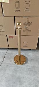 Wholesale Factory Queue Stand Barrier Chrome Gold Rope Stainless <b>Pole</b> Stanchion - Product Image 5