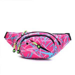 New Arrivals Super Low Price Digital Print Multicolor Chest Bag Funny Luxury Belt Pack Waist Bag For Girl Ladies Women