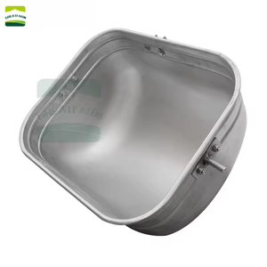 304 thép không gỉ lợn ăn máng lợn nái ăn thức ăn cho lợn <span class=keywords><strong>farrowing</strong></span> thùng hoặc mang thai bút - Product Image 3