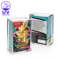 Boîte de protection UV99% pour booster Ascended Heroes, vitrine en acrylique finition polie pour la décoration intérieure