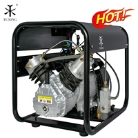 Compresseur d'air PCP TUXING 2200W pour paintball, avec dégonflage automatique, pression réglable, refroidissement par eau/ventilateur, pour tir en extérieur
