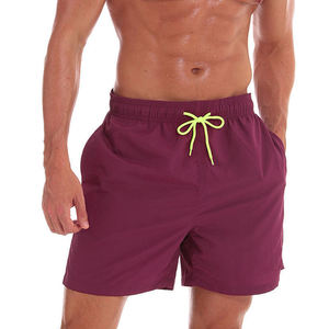 Pantaloncini da Spiaggia Casual da Uomo, Tinta Unita, Asciugatura Rapida, Impermeabili, Personalizzabili con Stampa, Costume da Bagno da Surf per Uomo, Basso MOQ - Product Image 4